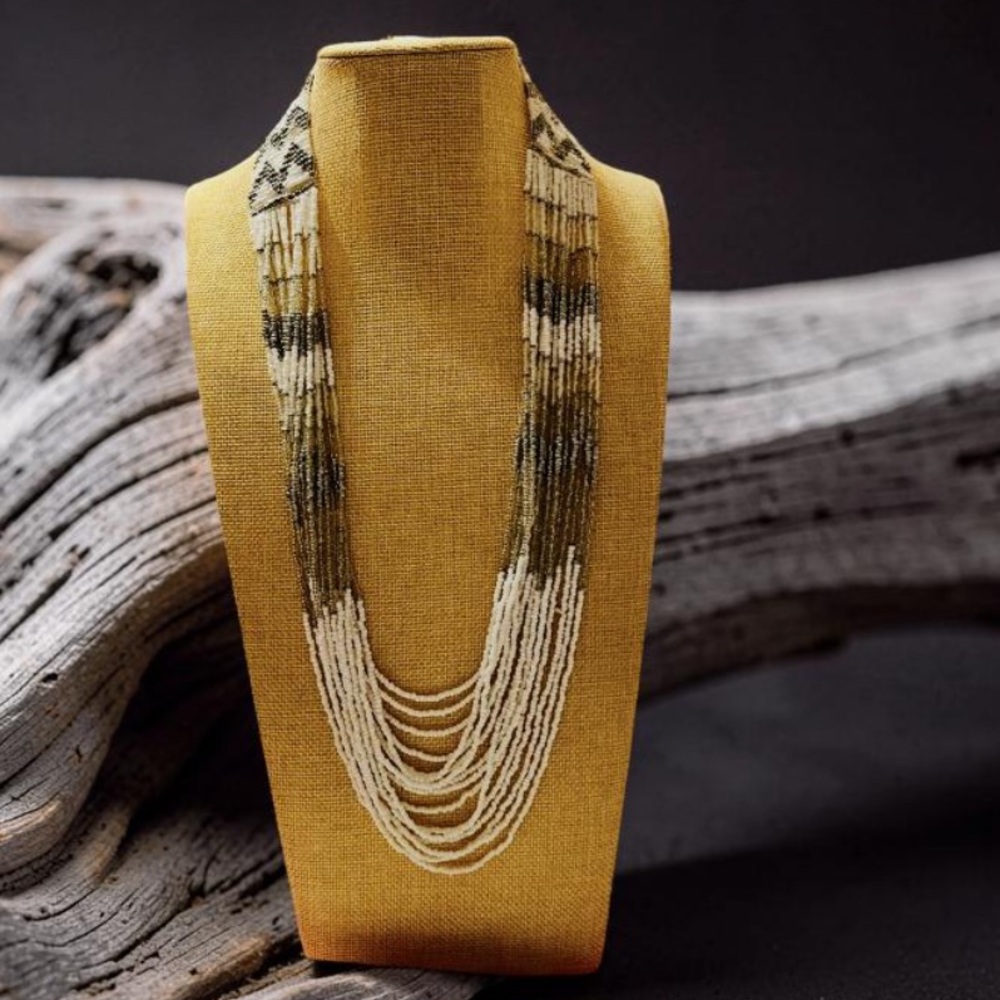 Beaded Necklace Glass seed bead NECKLACE